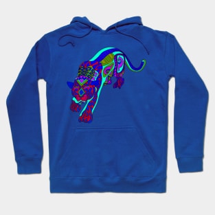 led bright cougar tiger ecopop pattern Hoodie